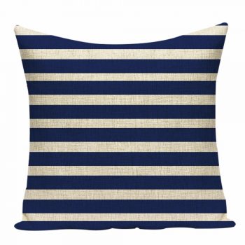 Starfish Blue Geometric Cushion Cover