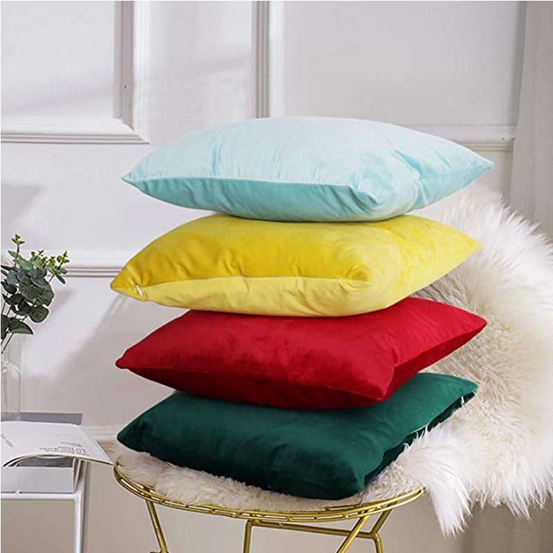 Velvet Pillowcase Cushion Cover