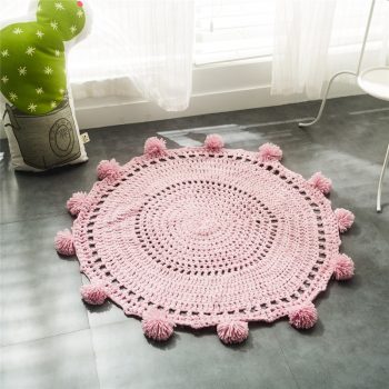 Fashionable 100% Acrylic Floor Blanket