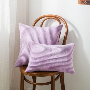 Striped Velvet Soft Cushion Cover (45Cm &Amp; 50Cm)