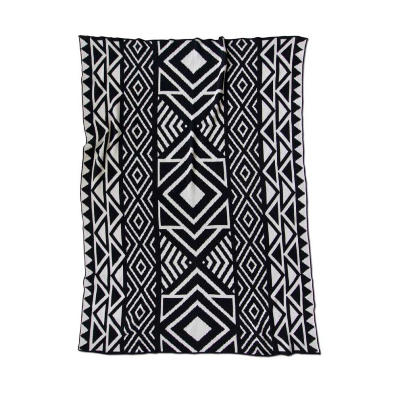 The New Collection From Happy Habitat Has The Geometric Throws Of Our Dreams
