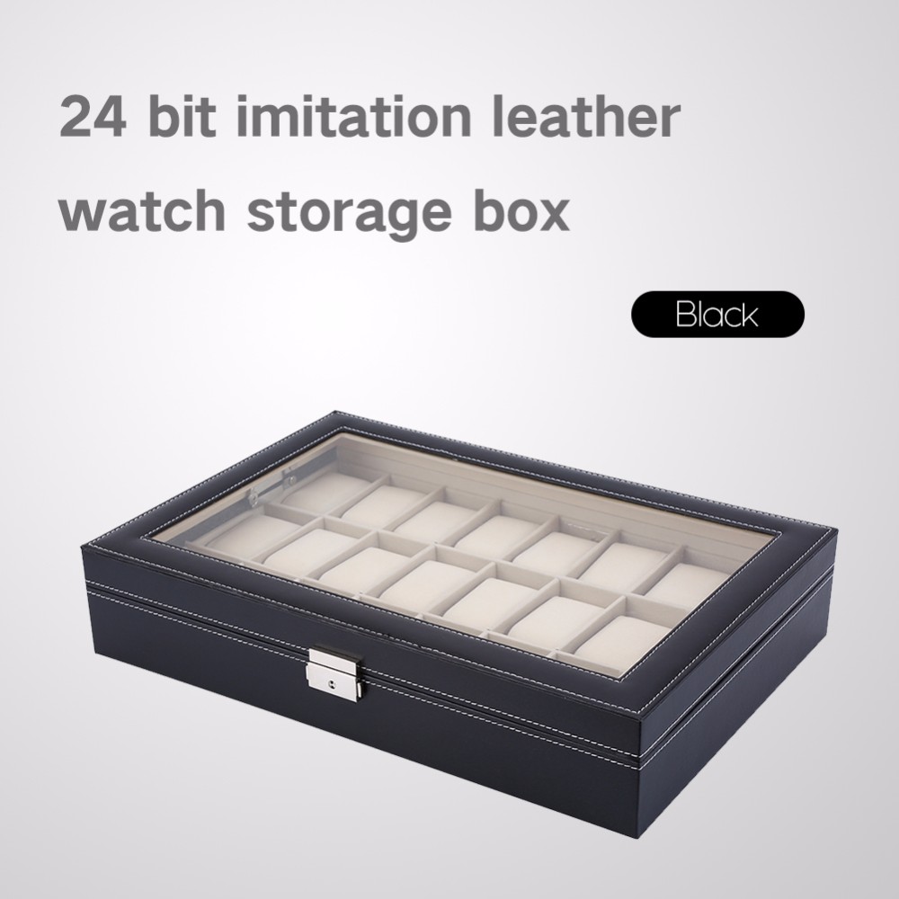 Watch Organizer &Amp; Storage Box With A Clear Lid