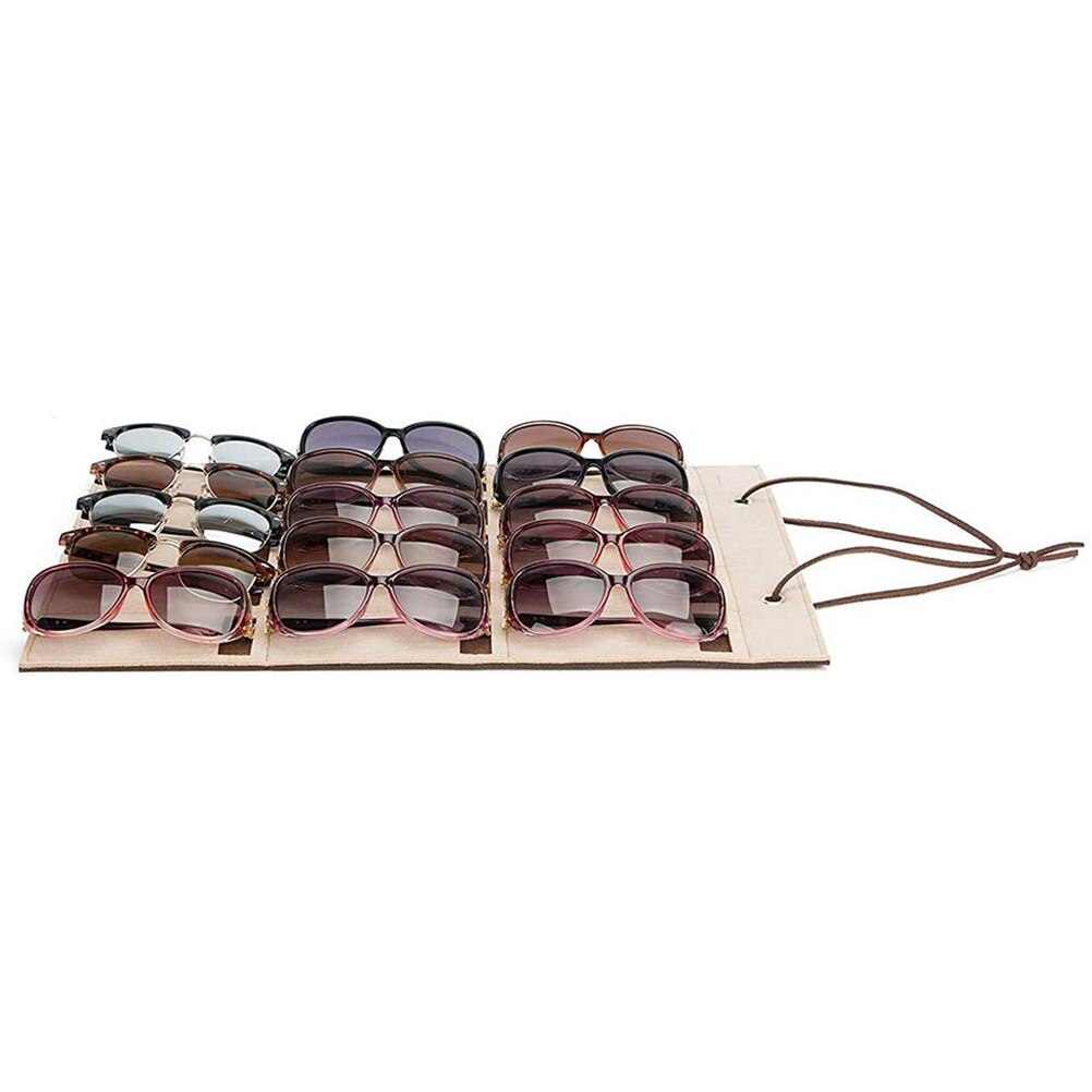 15 Slots For Sunglasses Organizer/Storage/Hanger
