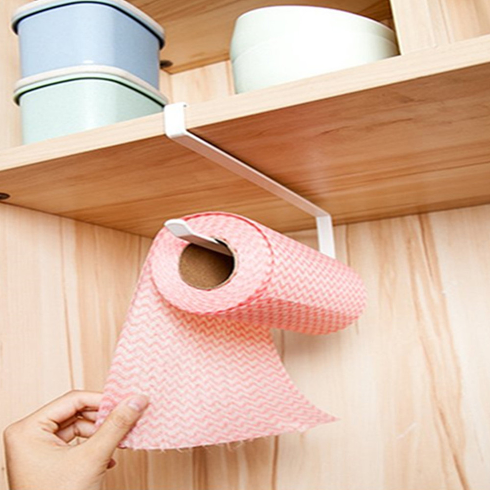 Tissue Roll/Paper Towel Holder - Kitchen Floating Rack For An Organized Kitchen