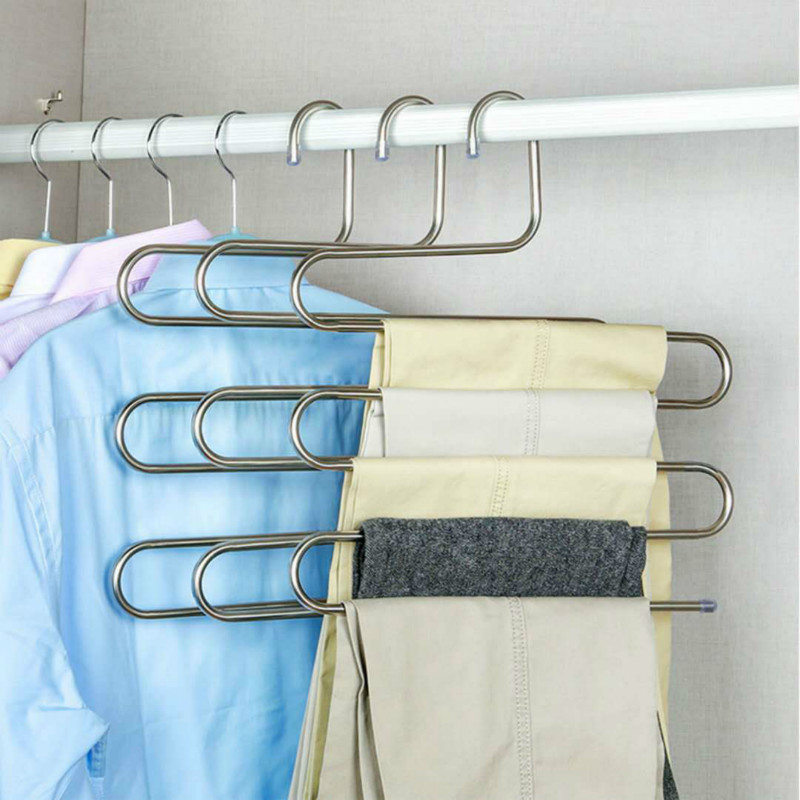 Trouser Hanger For Hangings Trousers/Ties - Multi-Layer Trouser Rack