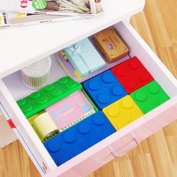 Stackable Toy Storage Boxes - Building Blocks Storage Boxes