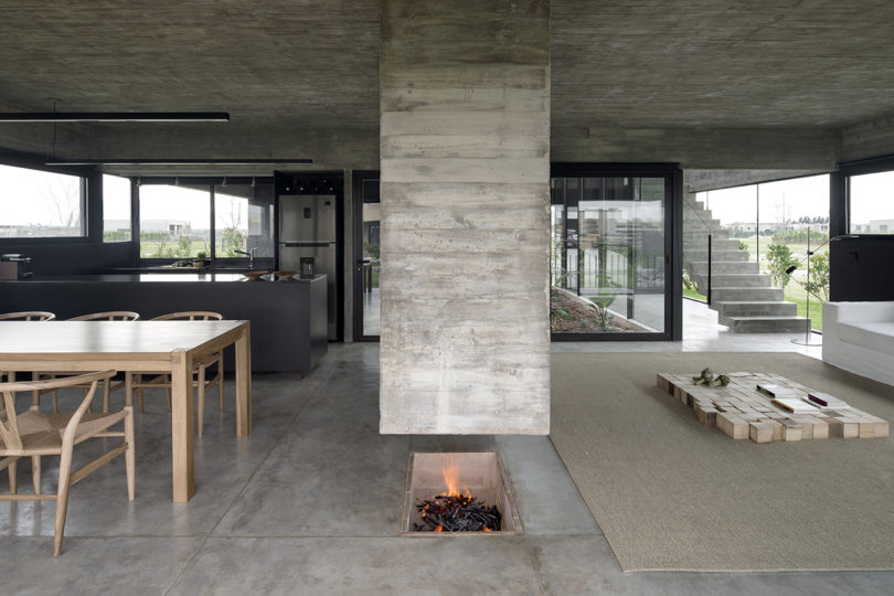 Casa Castaños: A Sleek Concrete Home With Airy Details