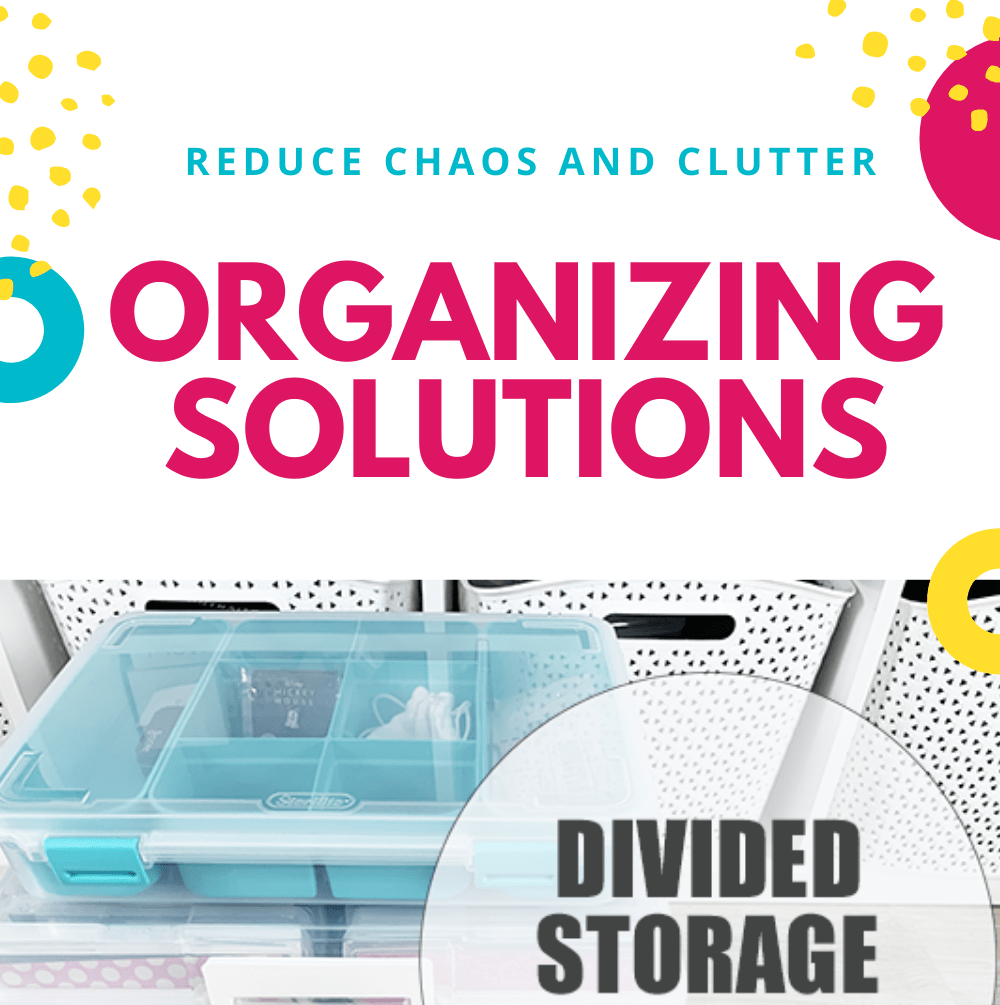 Home Organizing Solutions: Divided Storage Containers