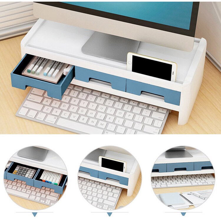 Creative Desktop Storage With Drawers For Stationery
