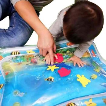 Water Play Mats For Infants - Inflatable Infant Tummy Time Play Mat