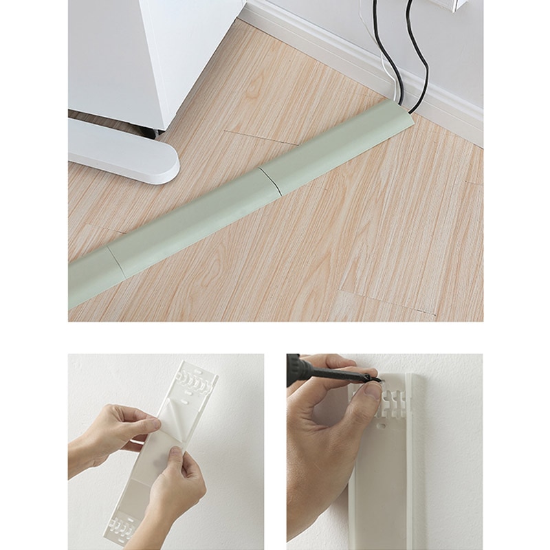 Self-Adhesive Wall Cord Duct Cover Case