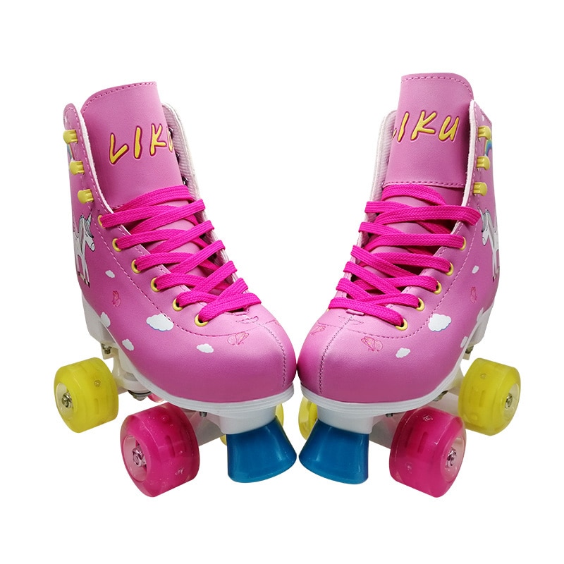 Unicorn Roller Skates With 4 Wheels Balance