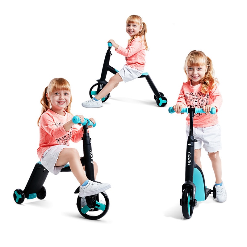 ⭐Award-winning 3-in-1 Convertible Tricycle/Scooter For Kids (Ages 2 - 5)