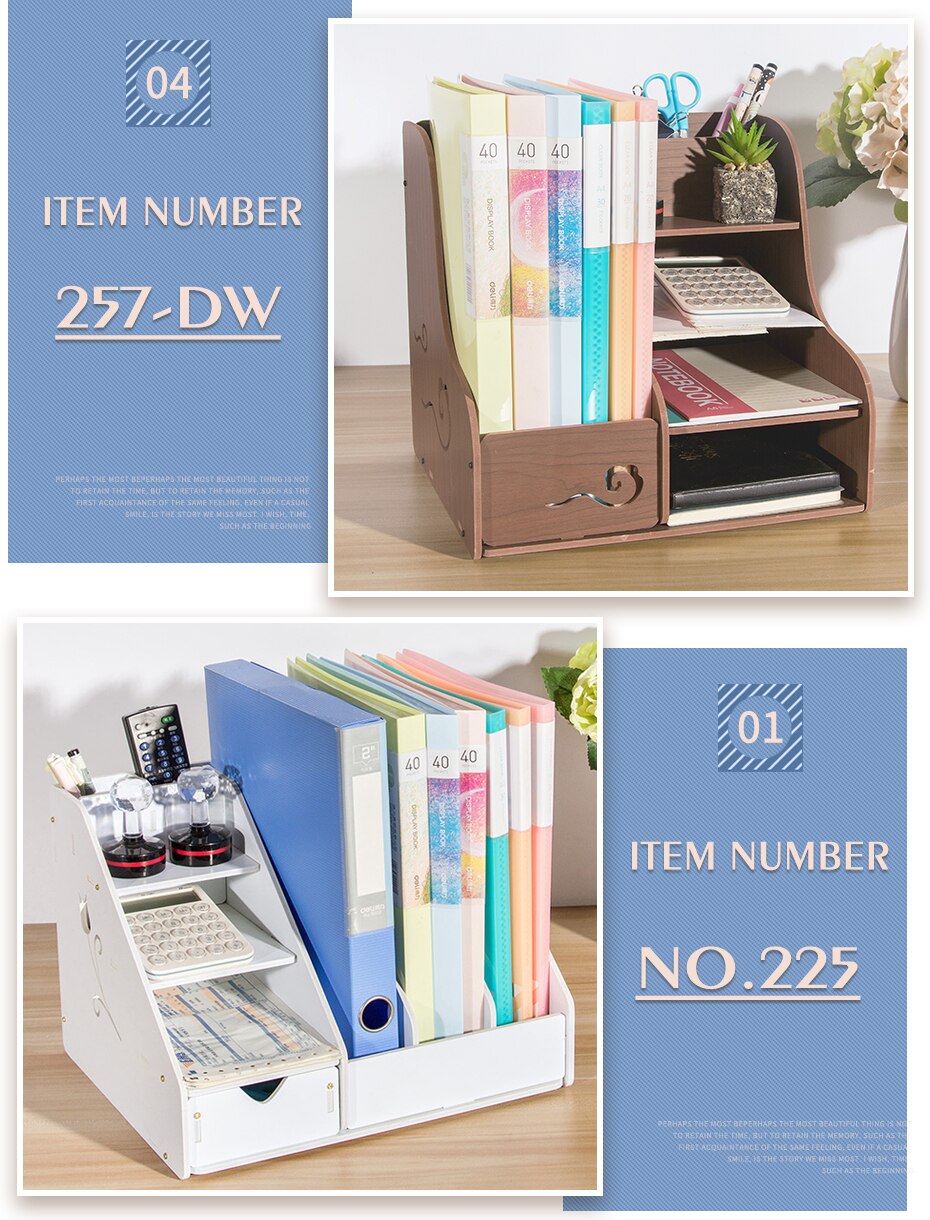 Home Office Desk Organizer With Drawer