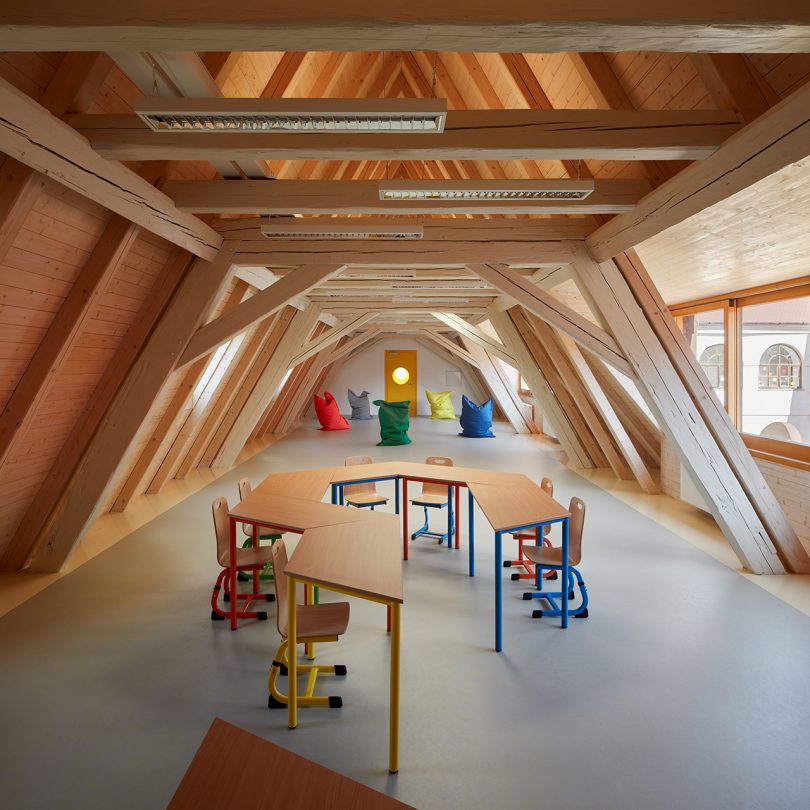 A Former Baroque Rectory Transformed Into A Cheery Elementary School