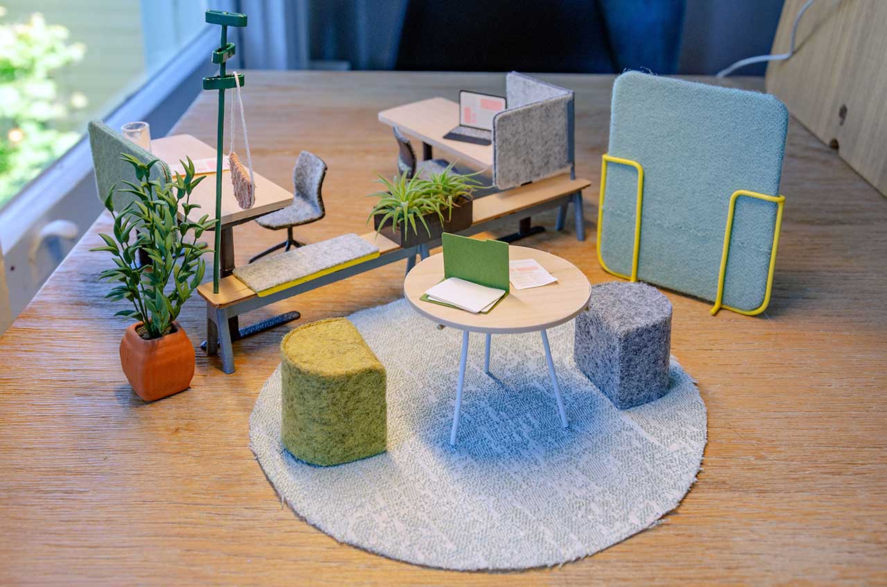 Pair Creates Miniature Versions of Their Latest Workplace Furniture System