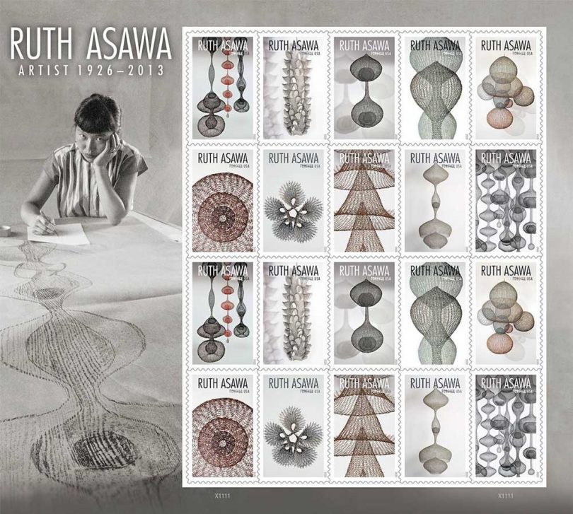 Ruth Asawa Stamps