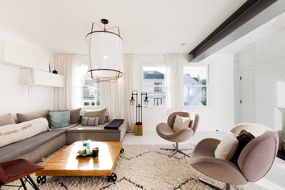 Two Adjacent Flats Merge into Modern Apartment in Hampstead