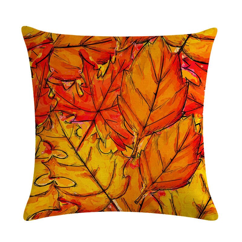 45cmx45cm Golden maple leaves cushion covers - Fall Home decor 2020