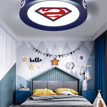 Super Hero Ceiling Lights For Boy's Room