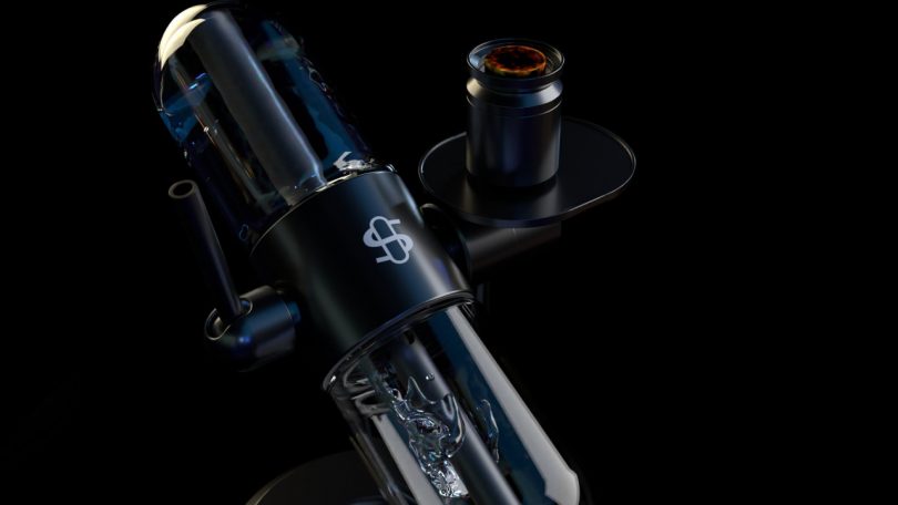 Former Apple Engineer Designs Futuristic Kinetic Motion Cannabis Water Pipe