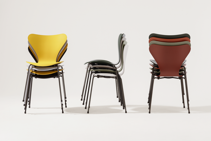 16 New Colors Released For Arne Jacobsen'S Stacking Chairs