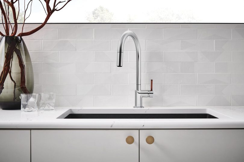 Brizo® Combines Thoughtful Design + Crafted Details In The Odin® Kitchen Collection