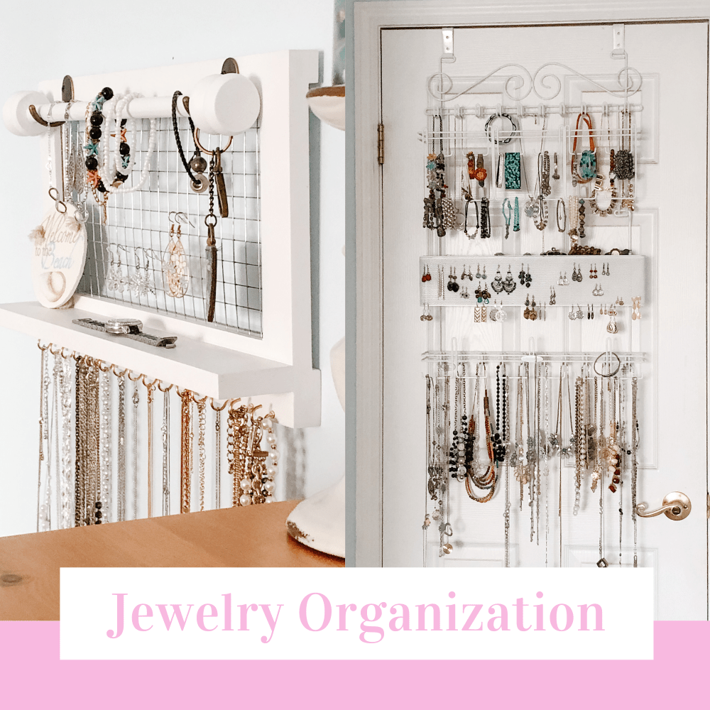 Small Organized Spaces: Simple Jewelry Organization