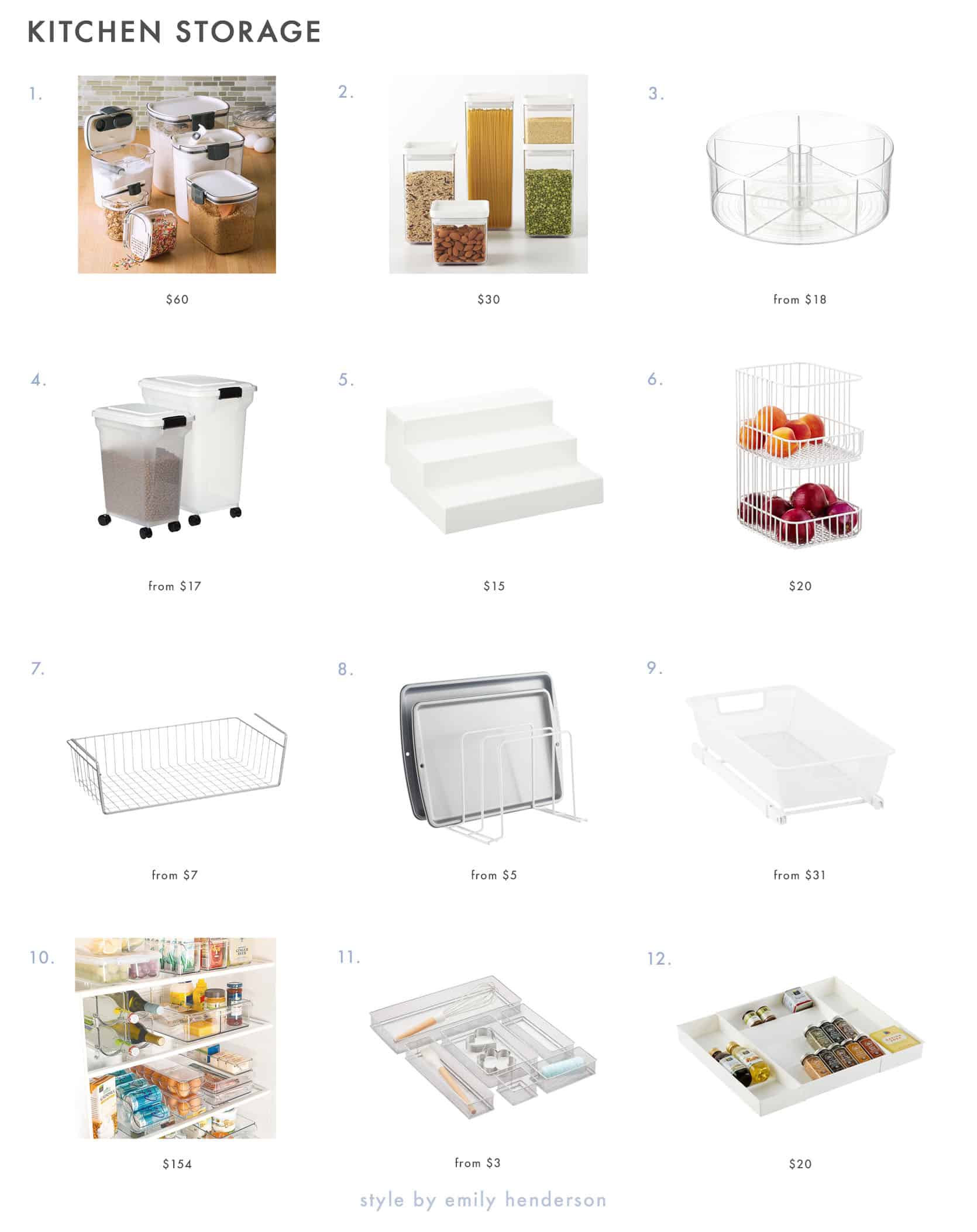 The Organizational Products That Have Been Ehd-Vetted (Room By Room)