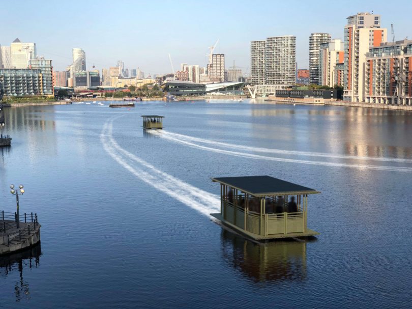 The Solar Powered Bamboo Water Taxi