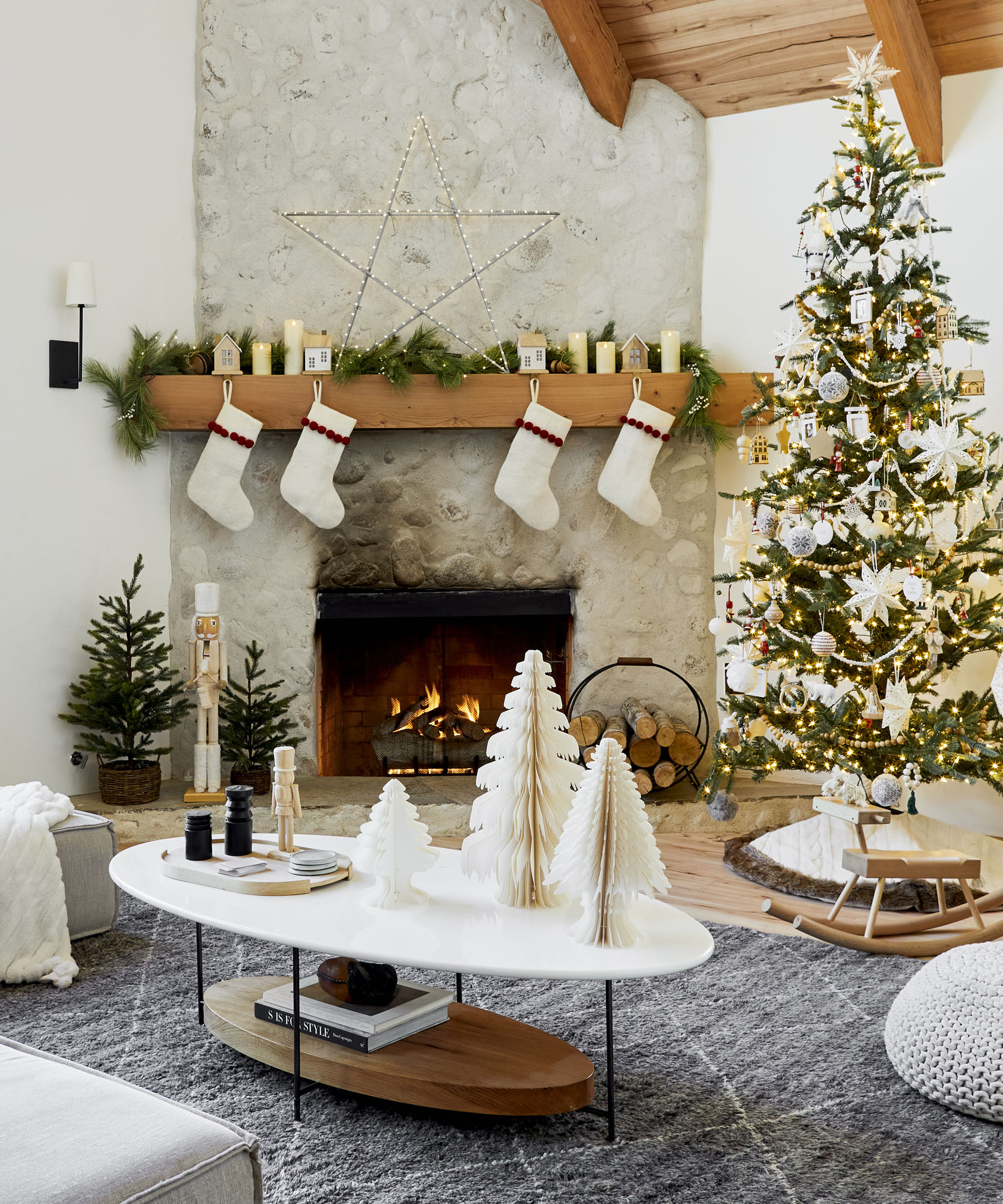 Our Scandinavian (And Easy, Mess-Free) Holiday Living Room Reveal + How I Finally Figured Out My Biggest Styling Problem... And Solved It