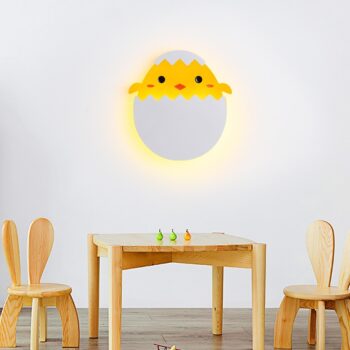 Led Dinosaur Egg Shape Cute Kids Wall Lamp