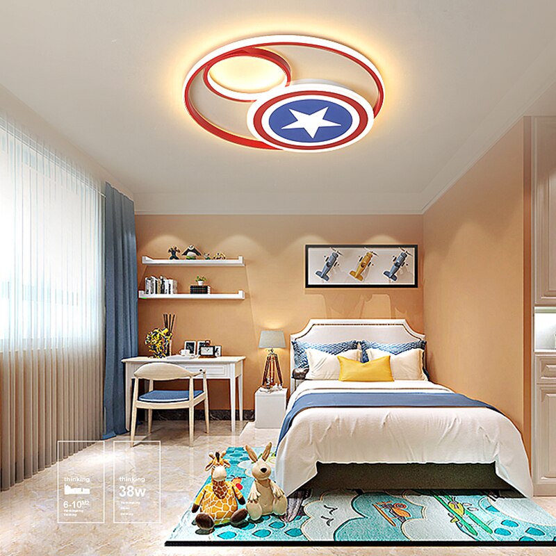 Captain America Modern Led Ceiling Lights