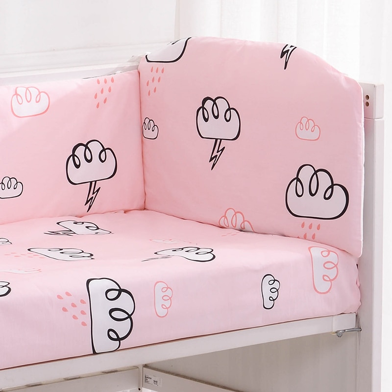 Cartoon Crib Bed Bumper Baby Bedding Set
