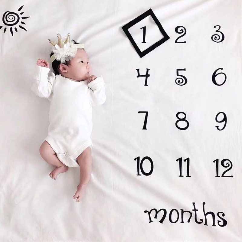 Flower Photography Baby Blanket For Newborn