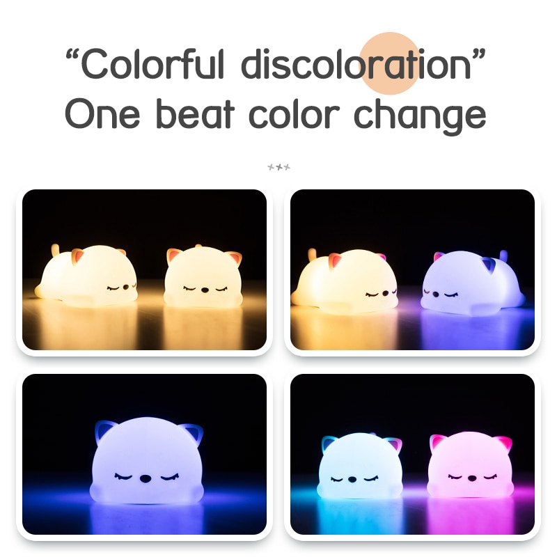 Usb Rechargeable Silicone Night Lights